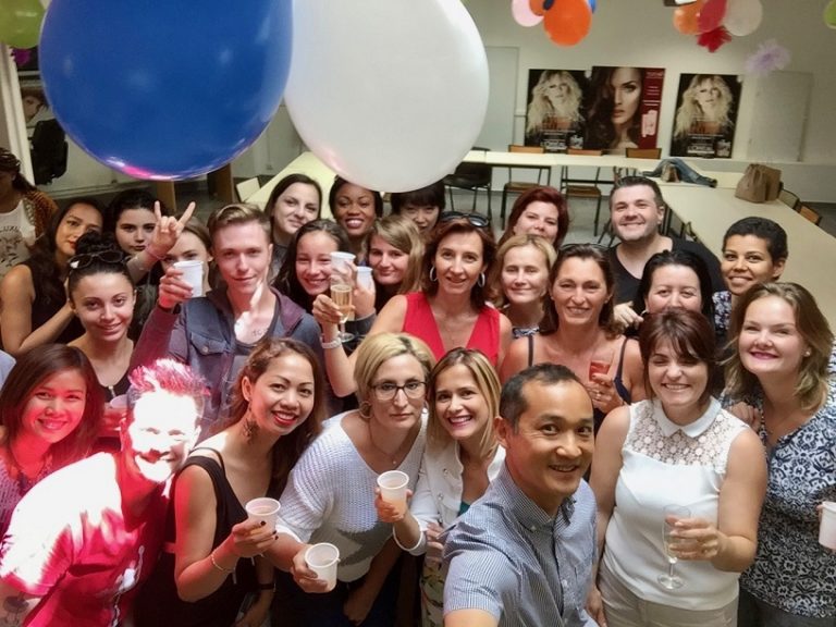 repas fin d'année - Ecole de Coiffure Elysées Marbeuf EICY